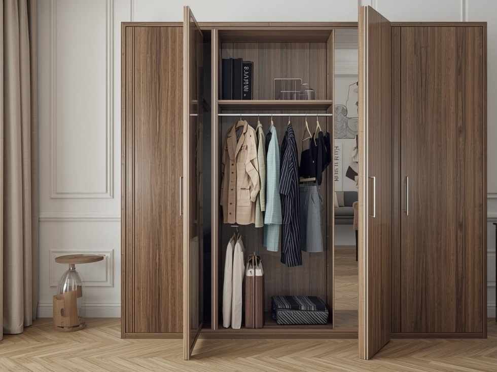 Contemporary bifold wardrobe doors - Beautiful Homes