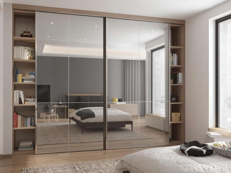 Contemporary mirror wardrobe doors - Beautiful Homes