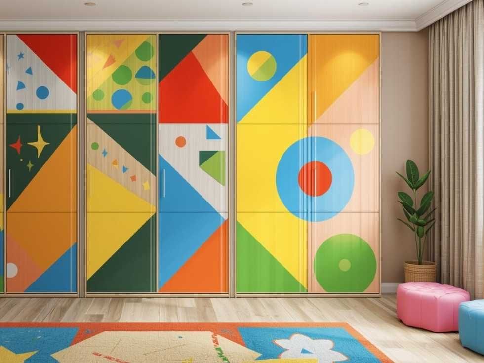 Contemporary wardrobe doors for kids rooms- Beautiful Homes