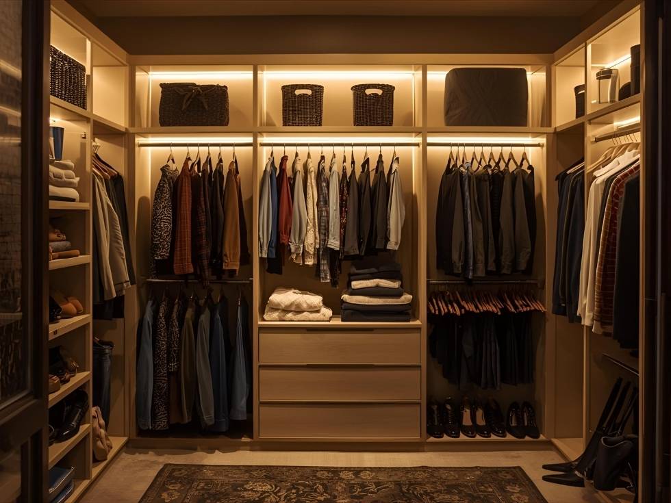 Wardrobe design with lights - Beautiful Homes