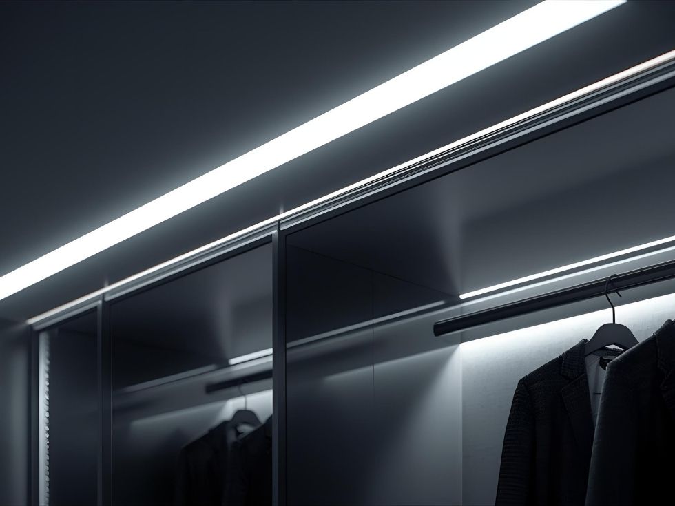 Contemporary wardrobe light design - Beautiful Homes