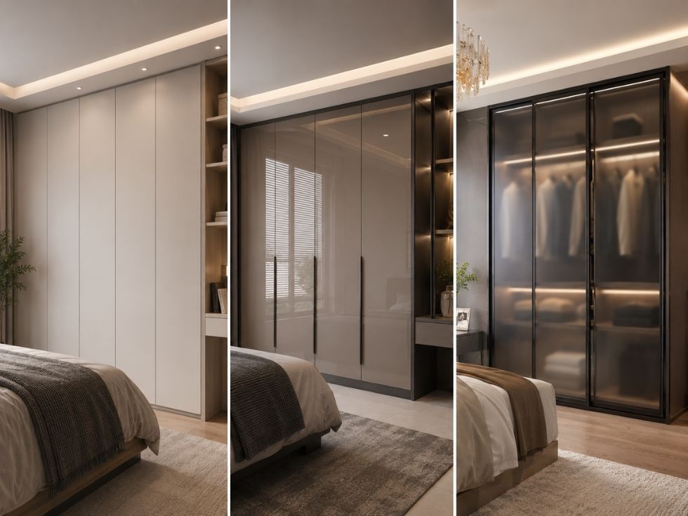 Contemporary bedroom wardrobe designs - Beautiful Homes