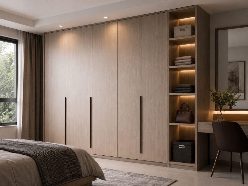 Contemporary laminate modular wardrobe designs - Beautiful Homes