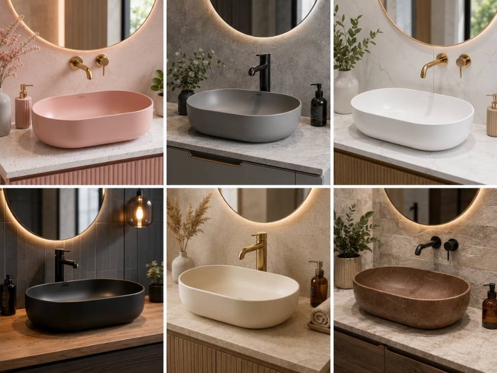Contemporary modern bathroom sink design - Beautiful Homes