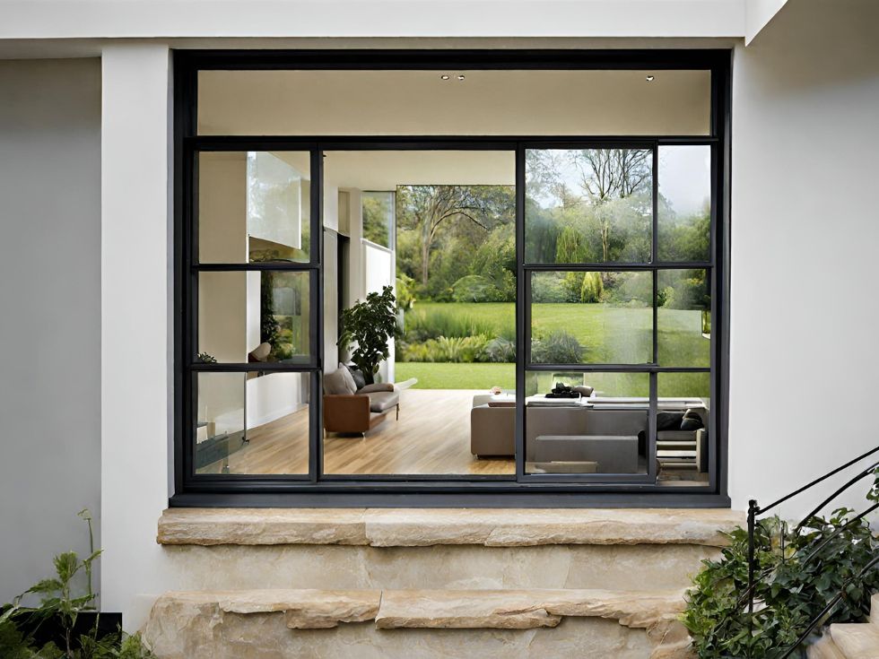 Elegant Aluminium Window Glass Design - Asian Paints