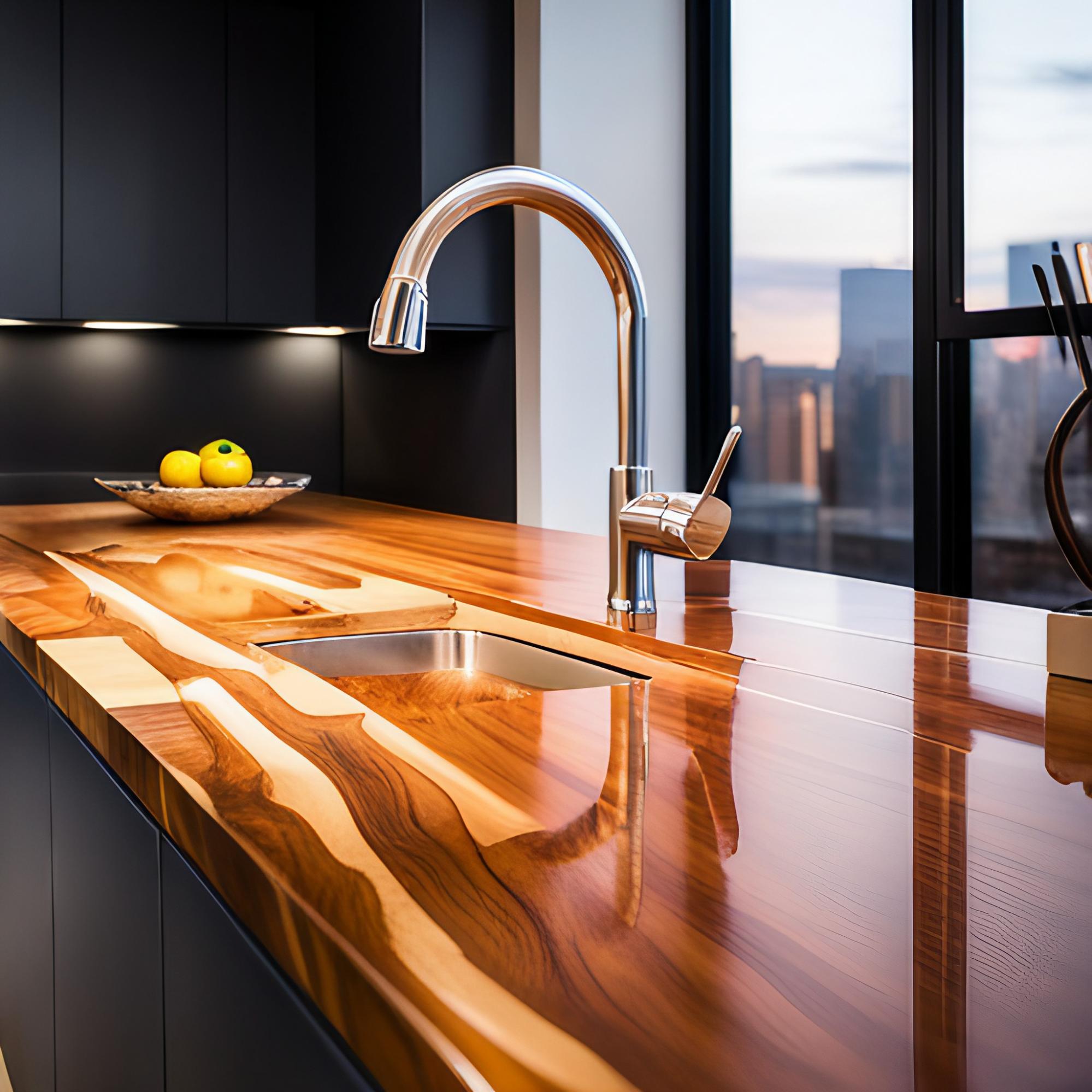 Wooden kitchen countertops for home - Beautiful Homes