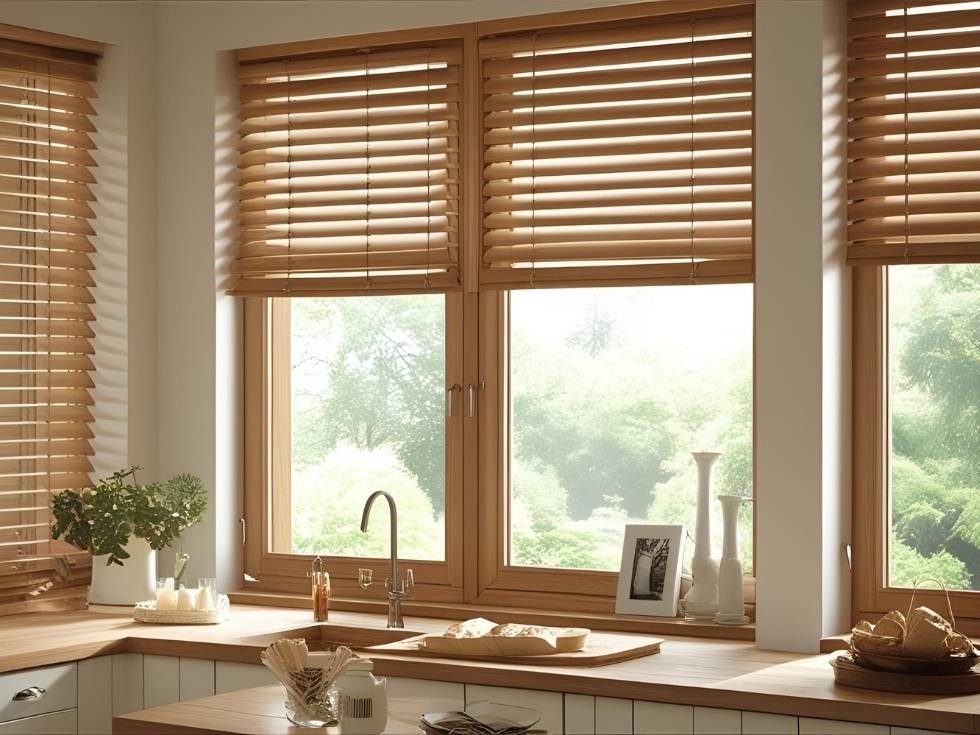 Luxurious wooden window blinds - Beautiful Homes
