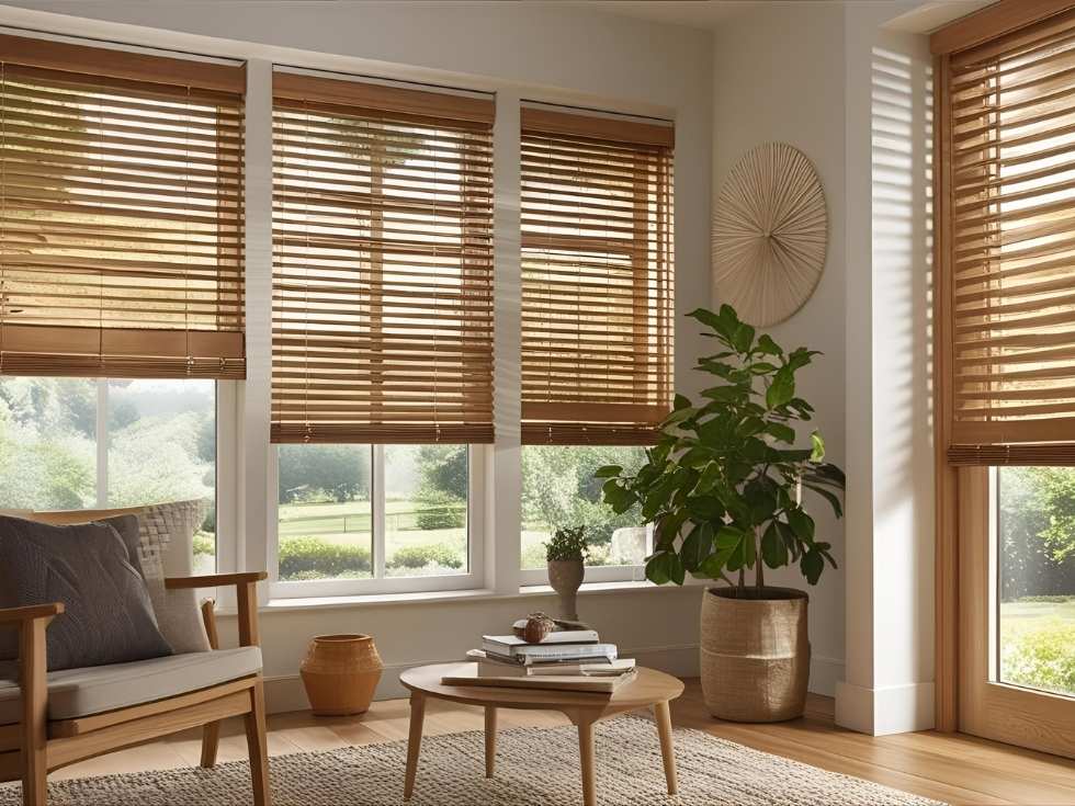 Luxurious wood window blind design ideas - Beautiful Homes