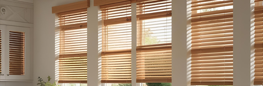 Luxurious wooden blinds for window - Beautiful Homes