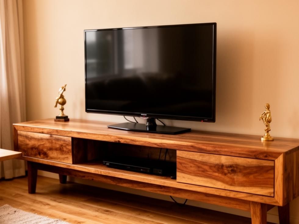 Latest wooden tv unit design - Beautiful Homes