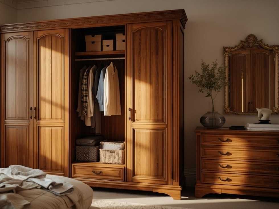 Contemporary wooden modular wardrobe design cost - Beautiful Homes