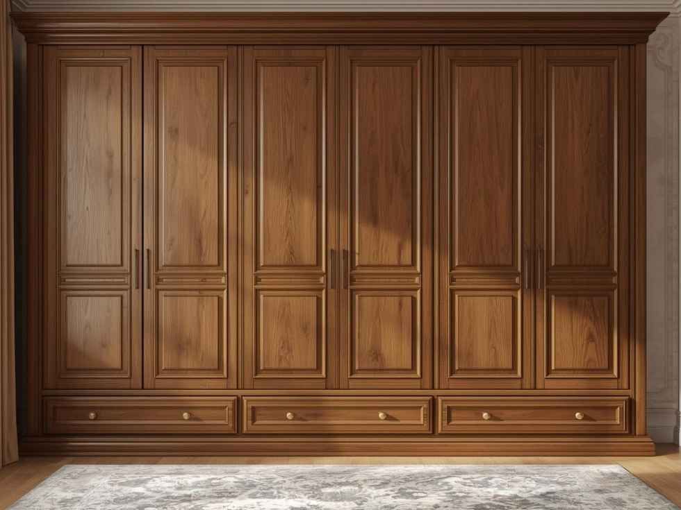 Contemporary wooden modular wardrobe making cost - Beautiful Homes