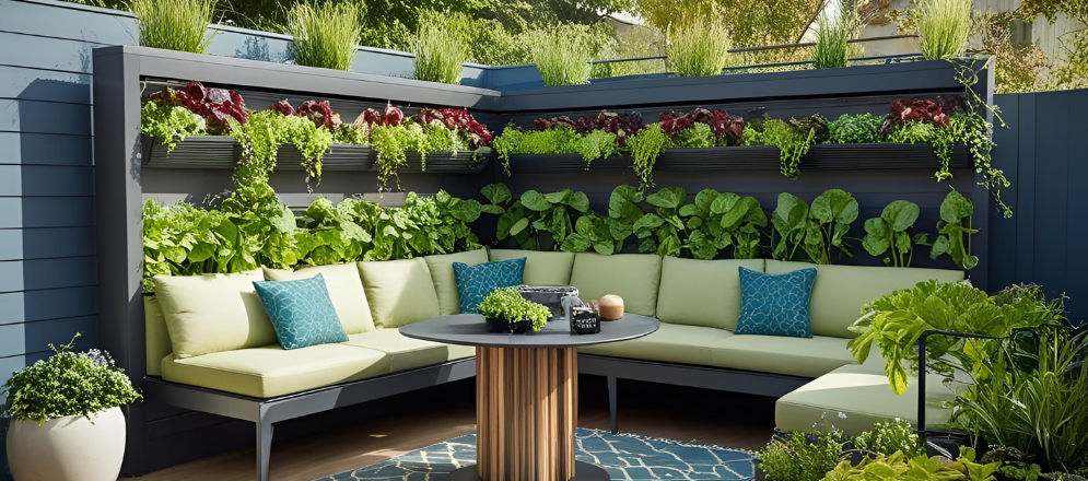 Vertical garden for balcony design - Beautiful Homes