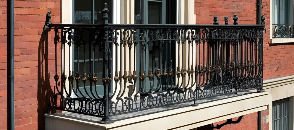 Wrought iron balcony design to enhance your home - Beautiful Homes