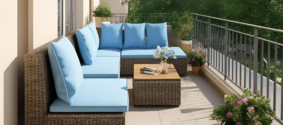 Sofa for balcony design - Beautiful Homes