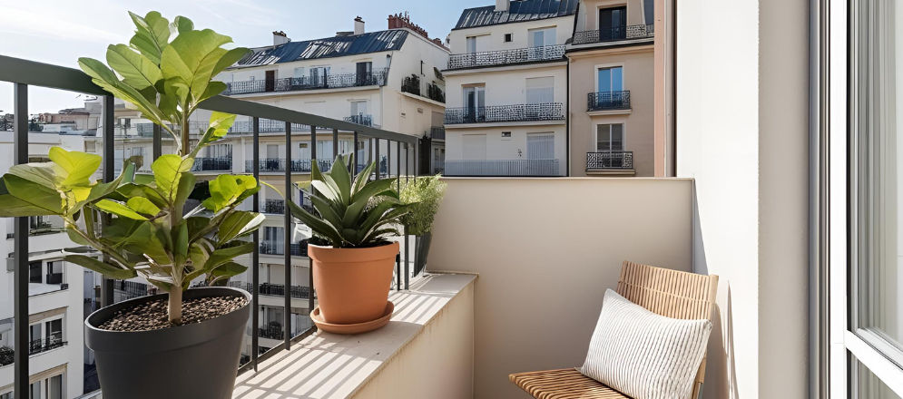 Small planters for balcony design - Beautiful Homes