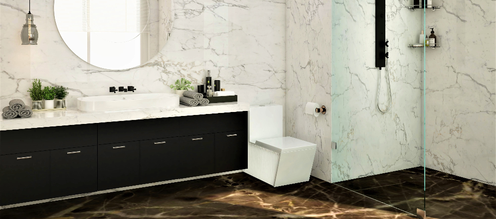 White bathroom design - Beautiful Homes