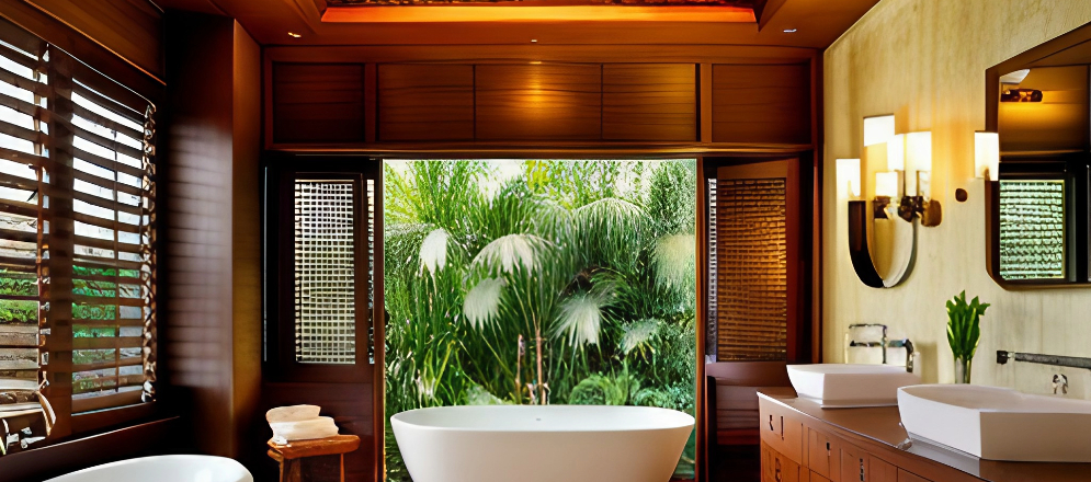 Calming bathroom design - Beautiful Homes