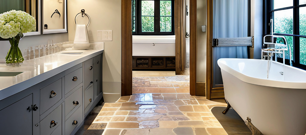 Farmhouse style bathroom design - Beautiful Homes