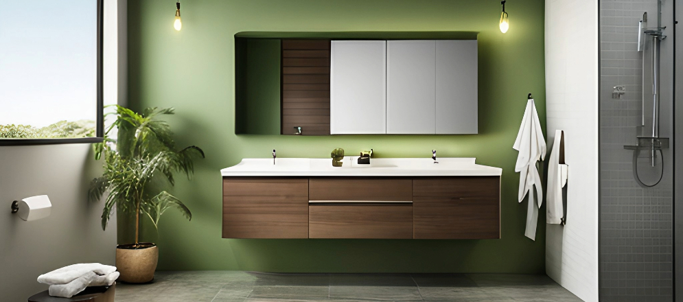 Green bathroom design - Beautiful Homes