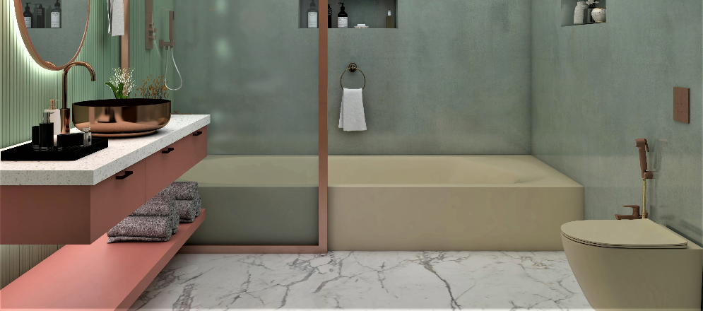 Marble bathroom floor tiles - Beautiful Homes