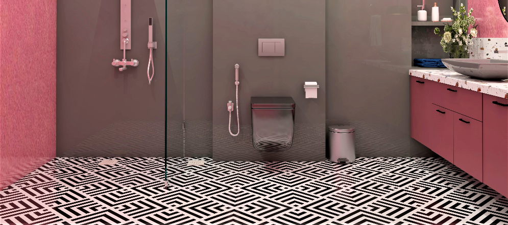 Non-slip bathroom floor tiles - Beautiful Homes