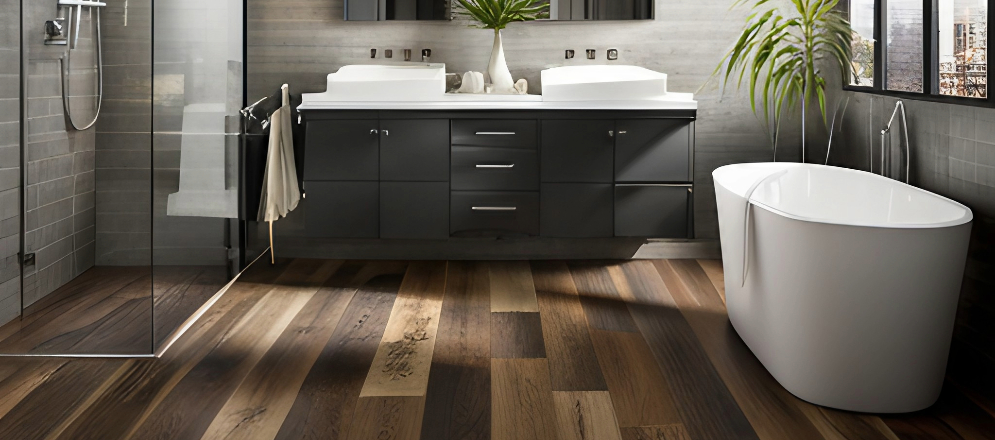 Rustic bathroom floor tiles - Beautiful Homes