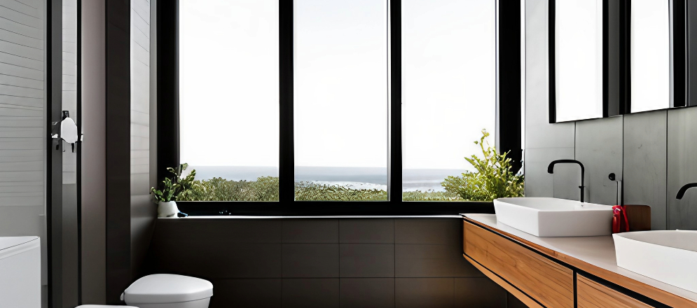 Simple window design for bathroom - Beautiful Homes