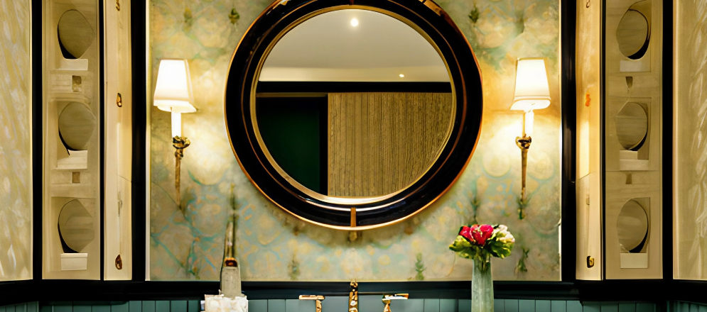  Vintage mirror design for bathroom- Beautiful Homes