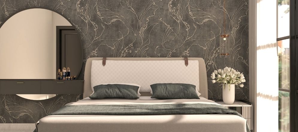 Monochromatic bedroom design - Beautiful Homes