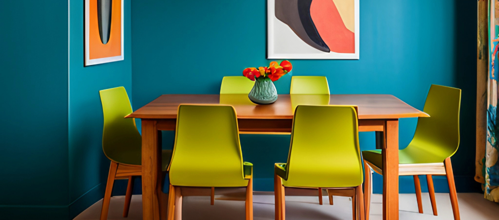 Add a pop of colour with Analogous Colour scheme - Beautiful Homes