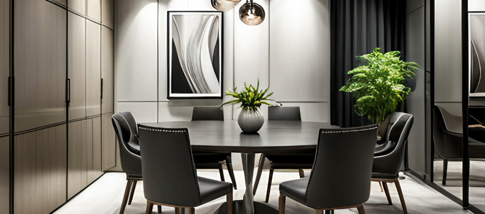 Elegant Harmony  A Meeting of Living and Dining in Open Space Grandeur -  Covet Edition