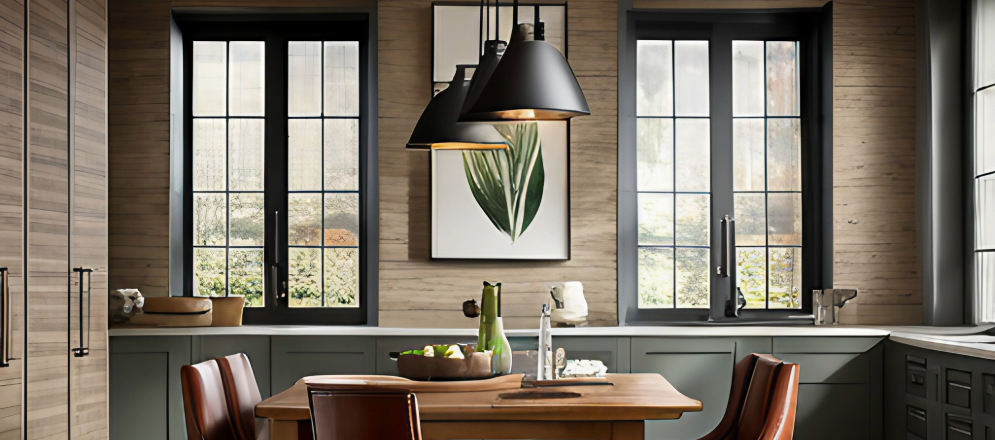 Lantern lights for dining table for a rustic feel - Beautiful Homes