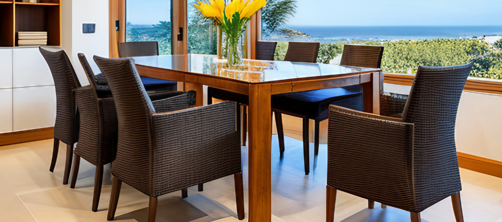 Rattan Chairs for a rustic look to your dining room - Beautiful Homes