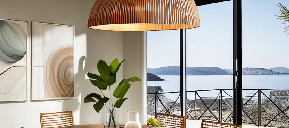 Rattan Pendant lights for an organic & natural look - Beautiful Homes