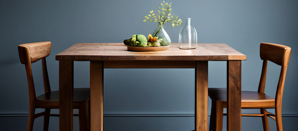A rustic farmhouse table for a traditional farmhouse aesthetic - Beautiful Homes