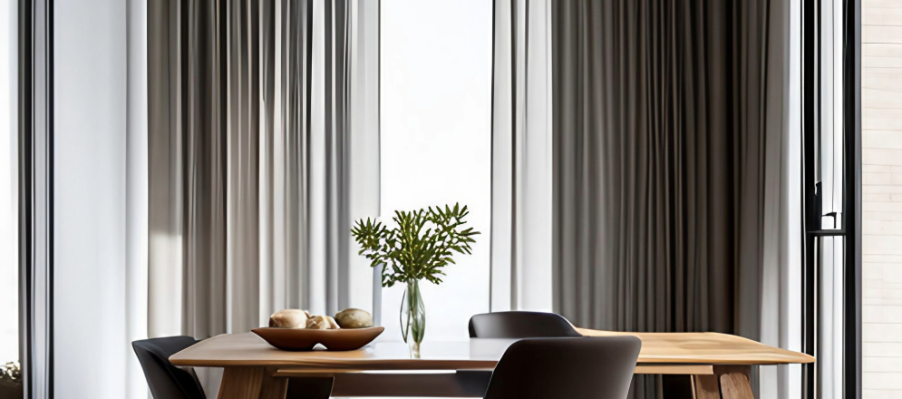 Minimalist looking Sheer Curtains - Beautiful Homes