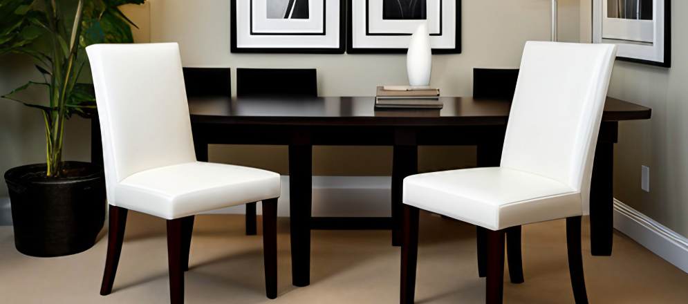 Slipcovered dining room chair designs for a relaxed and comfortable aesthetic. - Beautiful Homes