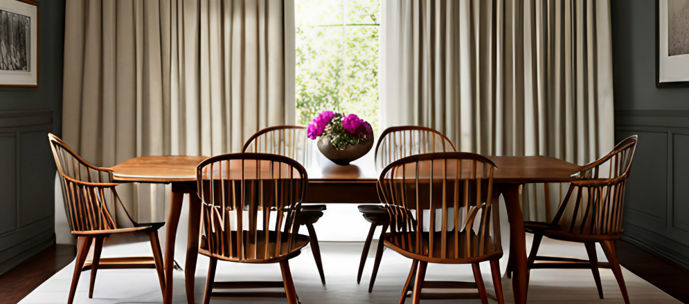 A classic designed Windsor chairs for a modern and traditional space - Beautiful Homes