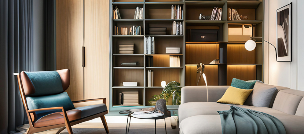 Wall fitted bookshelf - Beautiful Homes