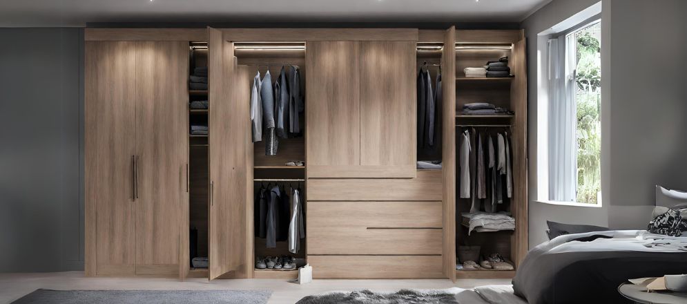 Wooden fitted wardrobes - Beautiful Homes