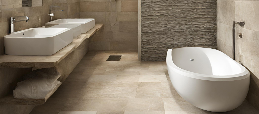 Contemporary bathroom tiles stone design - Beautiful Homes