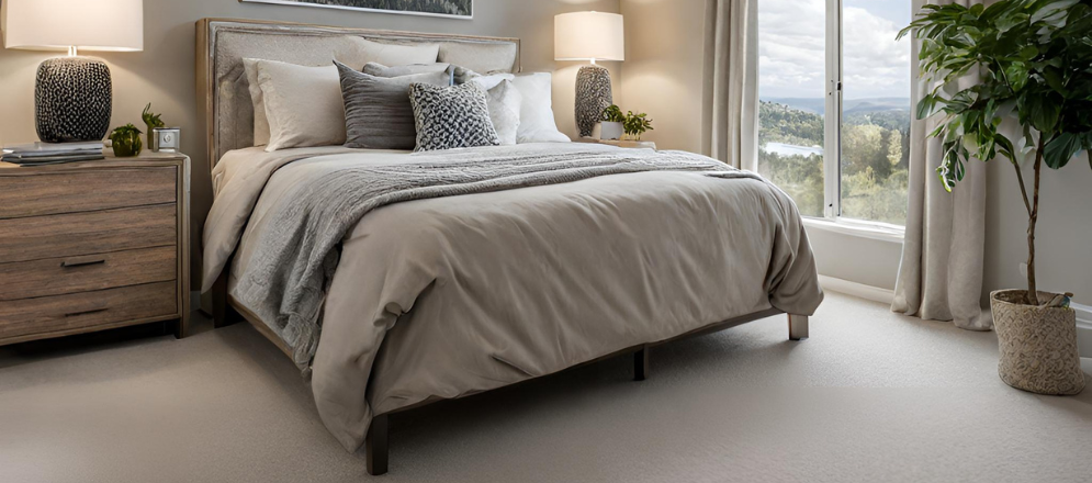 Simple carpet flooring for bedroom - Beautiful Homes