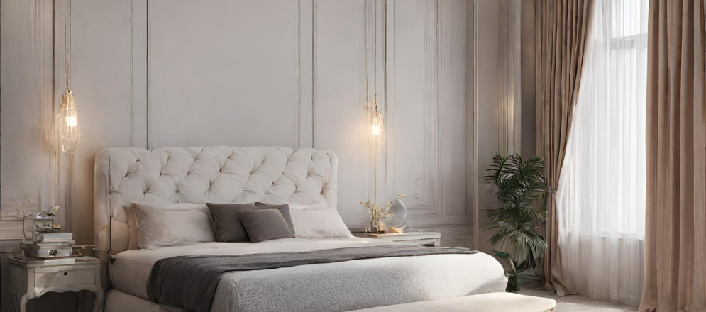 Simple bedroom materials- Beautiful Homes