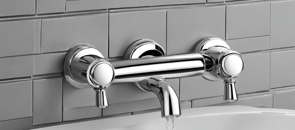 Contemporary chrome bathroom fixtures - Beautiful Homes