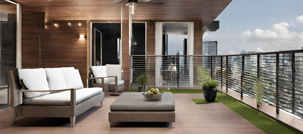 Fiberglass balcony floor design for modern homes - Beautiful Homes