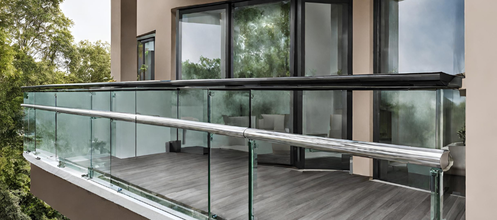 Glass handrail balcony designs - Beautiful Homes