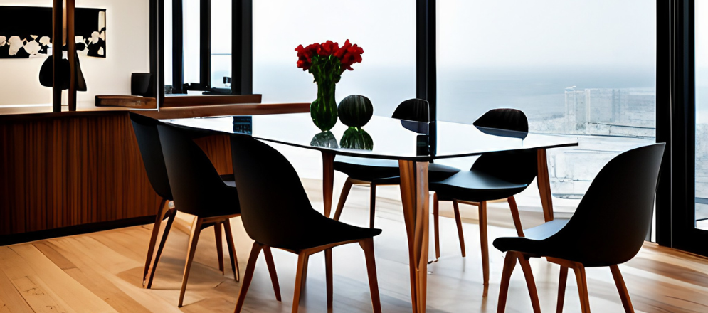 Contemporary glass dining table designs - Beautiful Homes