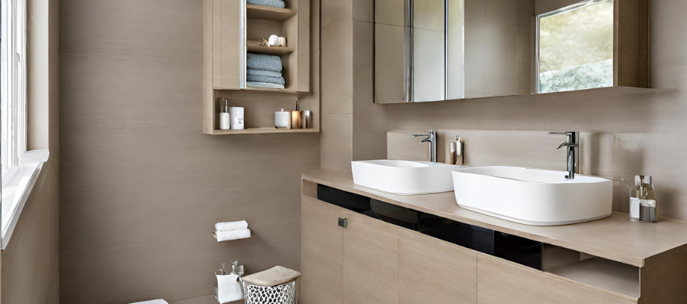 Contemporary MDF for bathroom vanity unit designs - Beautiful Homes