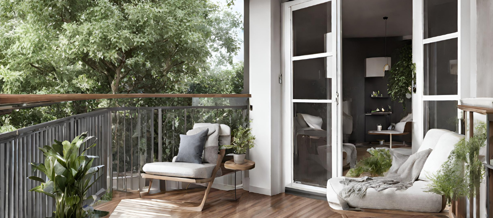 Contemporary home balcony materials - Beautiful Homes